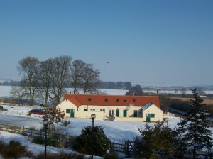 Winter in the snow at Greetham Retreat 300x224 1